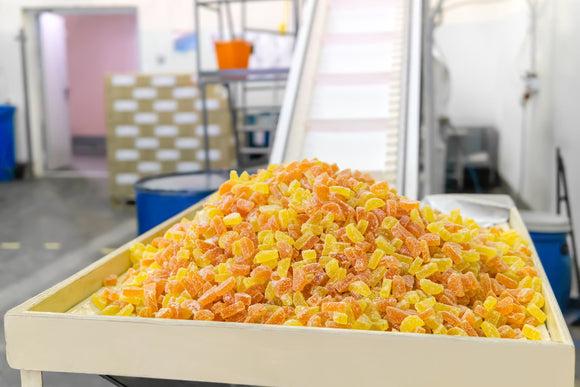 Gewerbliche Fruchtgummi-Produktionsanlage und Produktionsumgebung