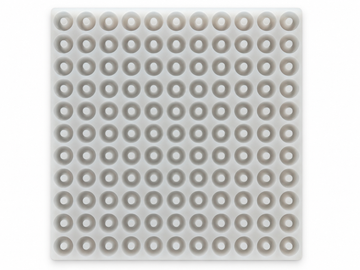 3,4 ml Pfirsichring-Gummiform – 108 Mulden - 0