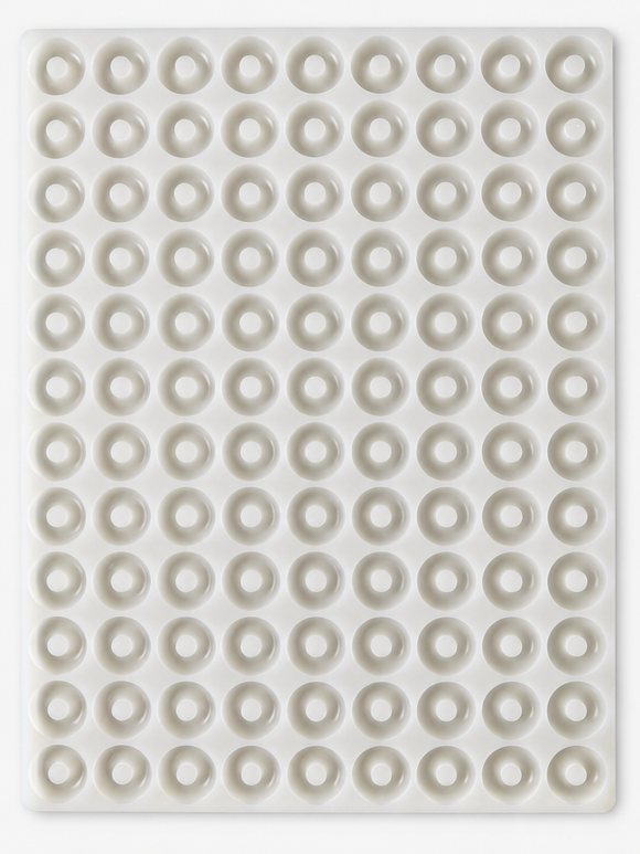 3,4 ml Pfirsichring-Gummiform – 108 Mulden