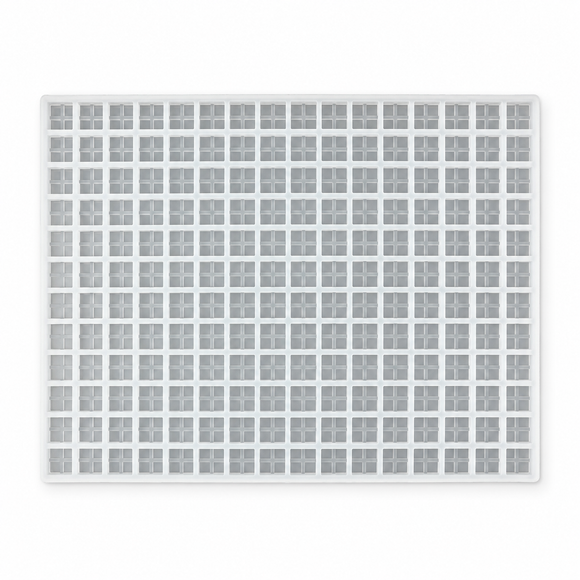 Moule gommeux en brique de 6 ml - 204 cavités