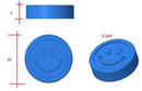 3,3 ml Smiley Gesicht Münze Gummiform-1