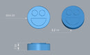 3.2mL Smiley Face Gummy Mold - 192 Cavities-1