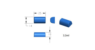 3.3mL Rancher Gummy Mold