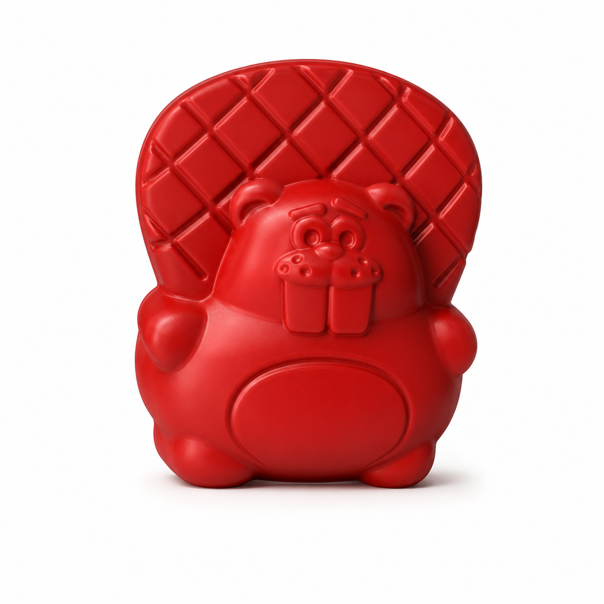 Custom beaver character gummy mold 3D design