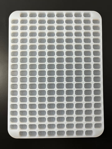 3.1mL CBD Gummy Mold - 186 Cavities - 0