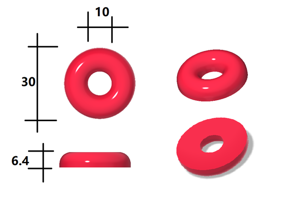 3 ml Pfirsichring-Silikon-Gummiform – 108 Vertiefungen